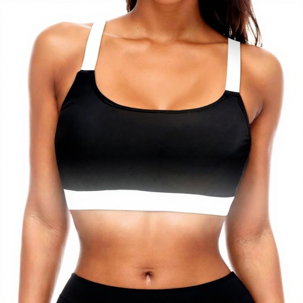 Haut de maillot de bain bandeau push-up imprimé hawaïen