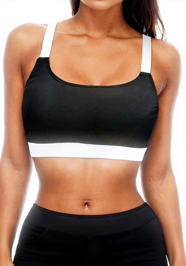 Haut de maillot de bain bandeau push-up imprimé hawaïen