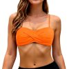 Brassière triangle maillot bain femme sans armatures