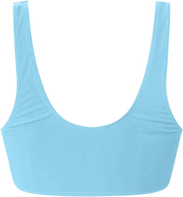 Haut de bikini push-up bandeau Femme imprimé Hawaïen-3