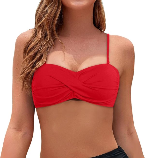 Générique Brassière Maillot Bain Femme Push-Up Dos Nu-0
