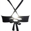 Haut de bikini femme extensible froncé torsadé Générique