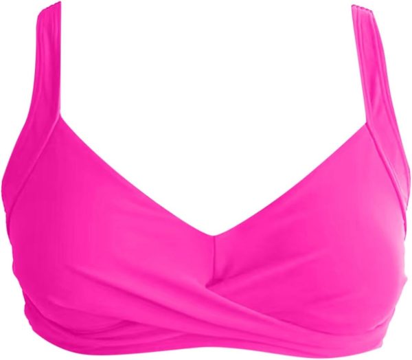 Haut bikini femme armatures push-up imprimé hawaïen sans-1