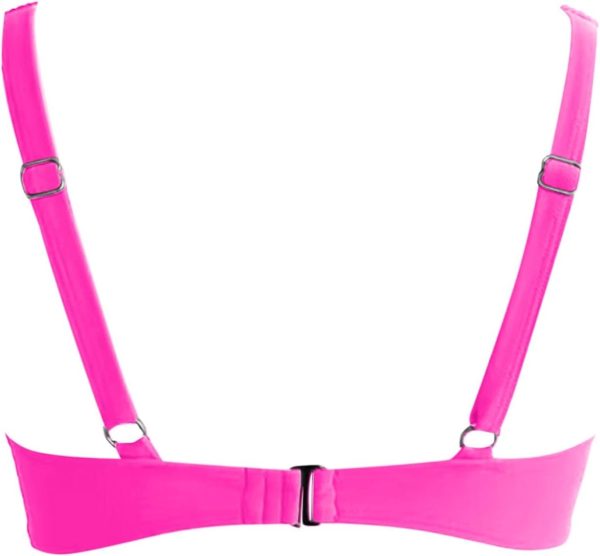 Haut bikini femme armatures push-up imprimé hawaïen sans-2