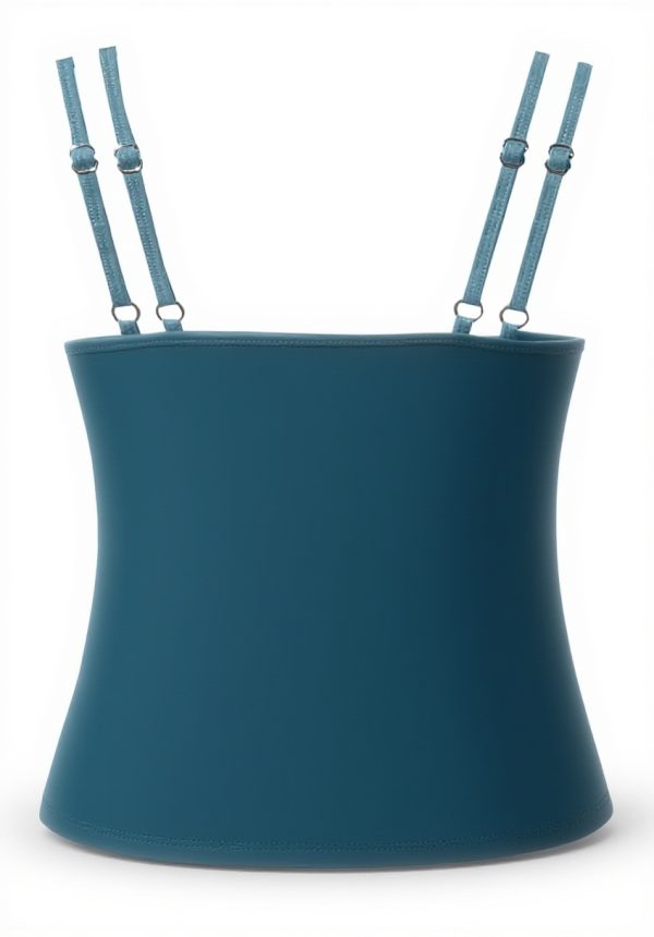 Haut de maillot de bain push-up col en V femme réglable