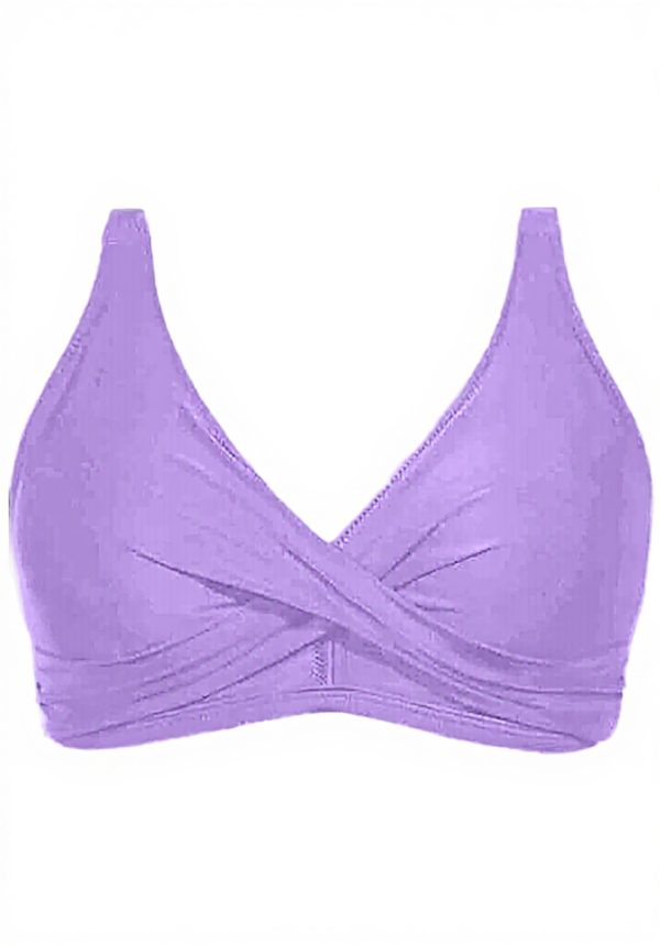 Haut de bikini dos nu femme bralette rembourré bretelles