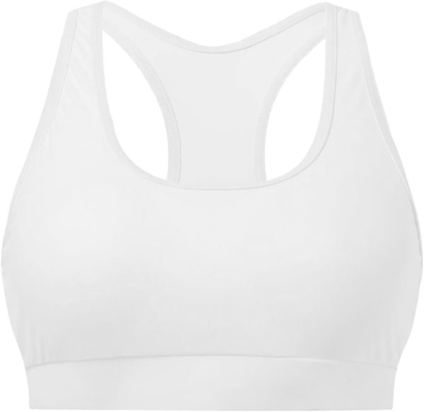 Haut de bikini push-up col en V imprimé hawaïen femme-1