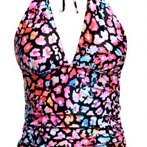 Maillot de bain femme bandeau liens croisés maintien confort