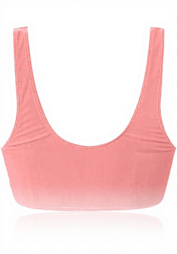 Haut de bikini femme brassière débardeur liens croisés