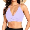 Brassière triangle sans armatures push-up maillot de bain