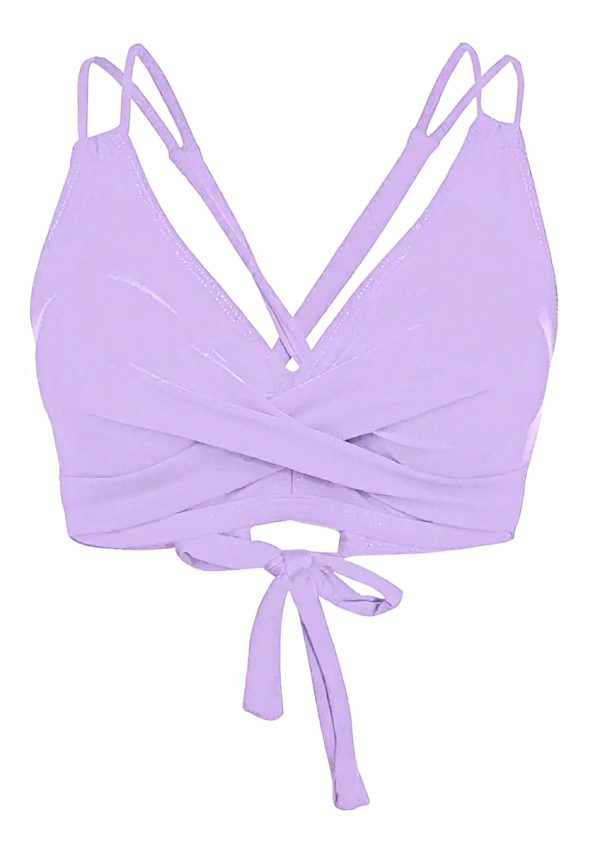 Brassière triangle sans armatures push-up maillot de bain