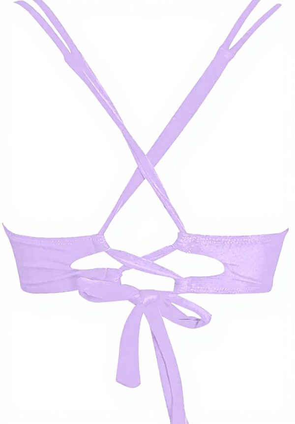 Brassière triangle sans armatures push-up maillot de bain