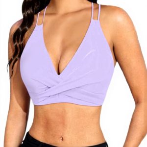 Brassière triangle sans armatures push-up maillot de bain