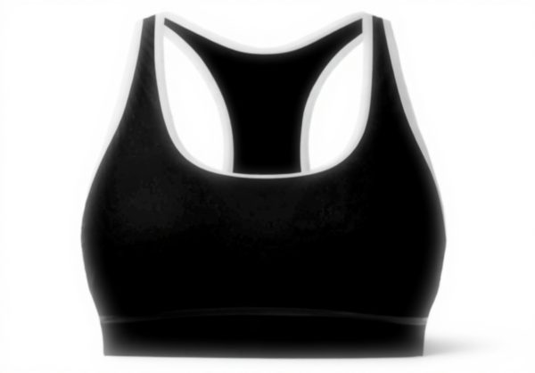 Haut de bikini push-up triangle sans armatures liens croisés