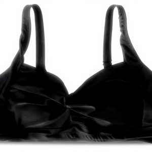 Haut de maillot de bain femme bandeau push-up noir