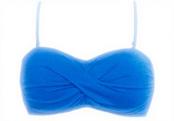 Haut de bikini dos nu armatures push-up imprimé hawaïen