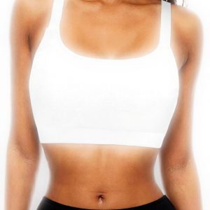 Haut de bikini dos nu push-up imprimé hawaïen femme maillot