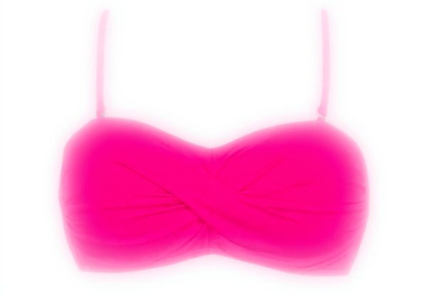 Haut de bikini dos nu bandeau femme grande taille extensible