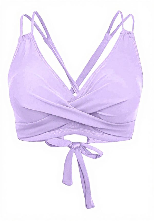 Haut de bikini dos nu push-up femme maillot bain plage