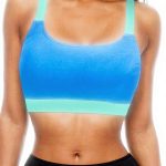 Haut de bikini dos nu push-up femme imprimé hawaïen sans