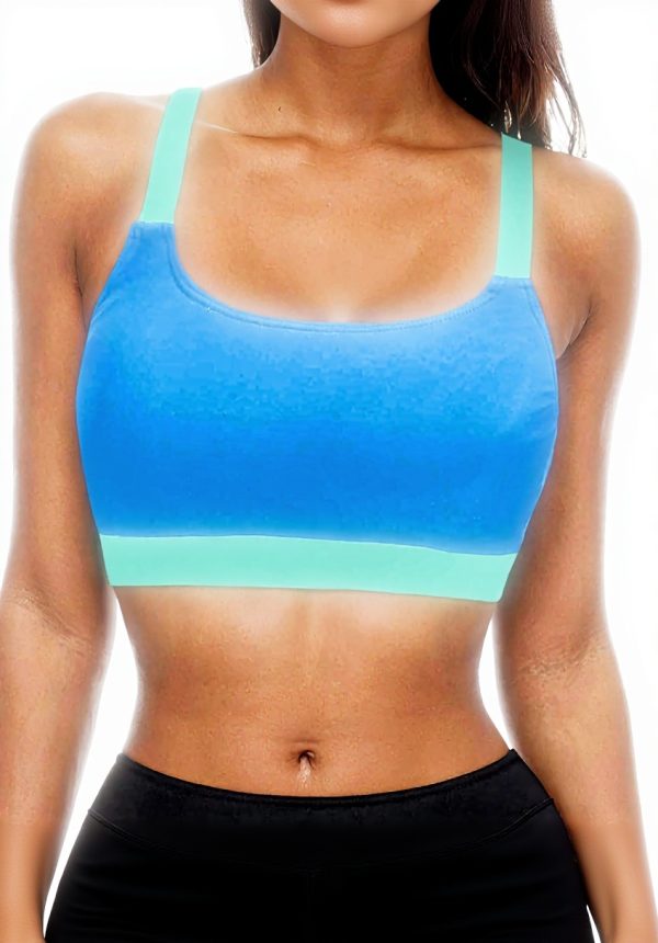 Haut de bikini dos nu push-up femme imprimé hawaïen sans