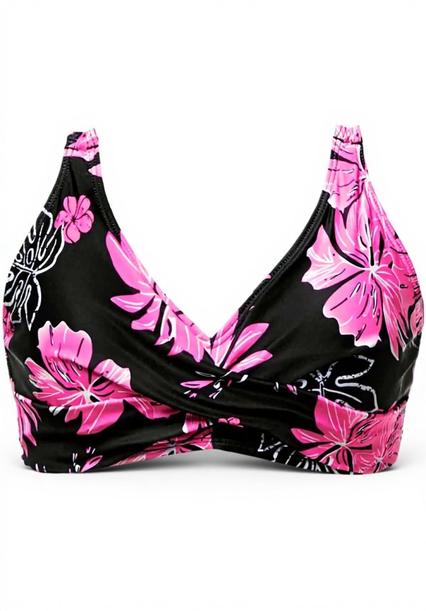 Haut de bikini femme armatures soutien-gorge rembourré push