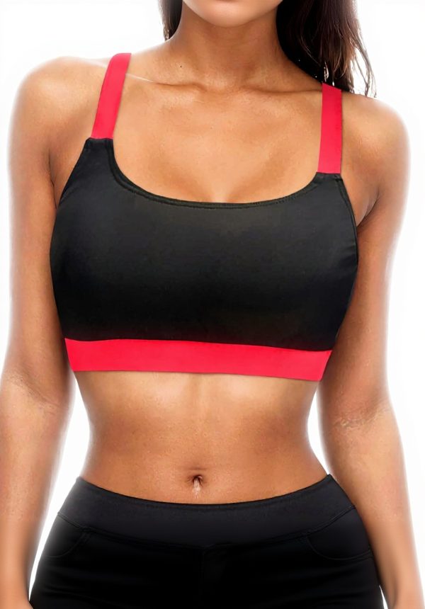 Haut maillot de bain femme débardeur push-up imprimé Hawaï