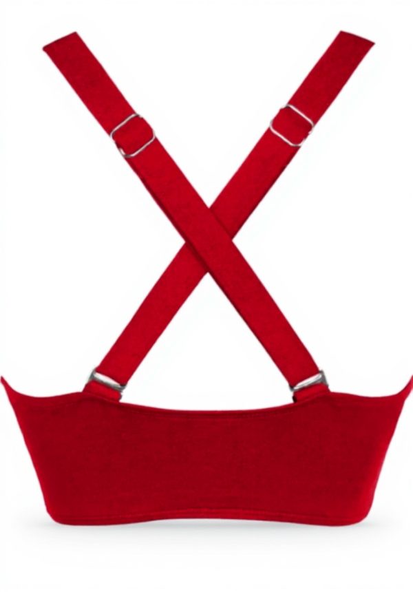 Haut Maillot Bain Femme Push-Up Soutien-Gorge Rembourré