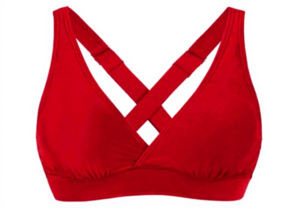 Haut Maillot Bain Femme Push-Up Soutien-Gorge Rembourré