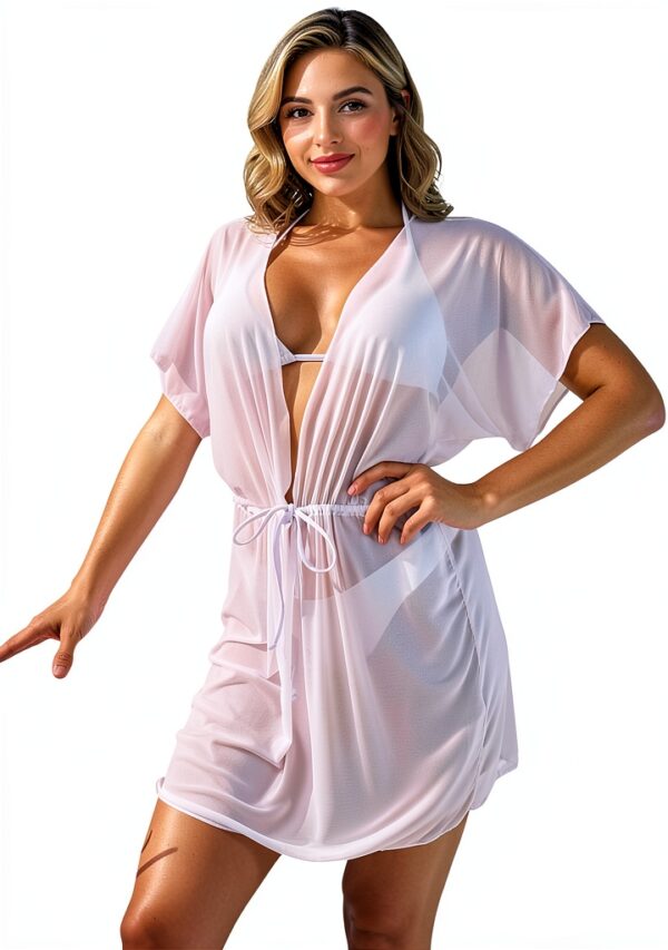 Maillot de bain femme Generic taille haute design léopard-1