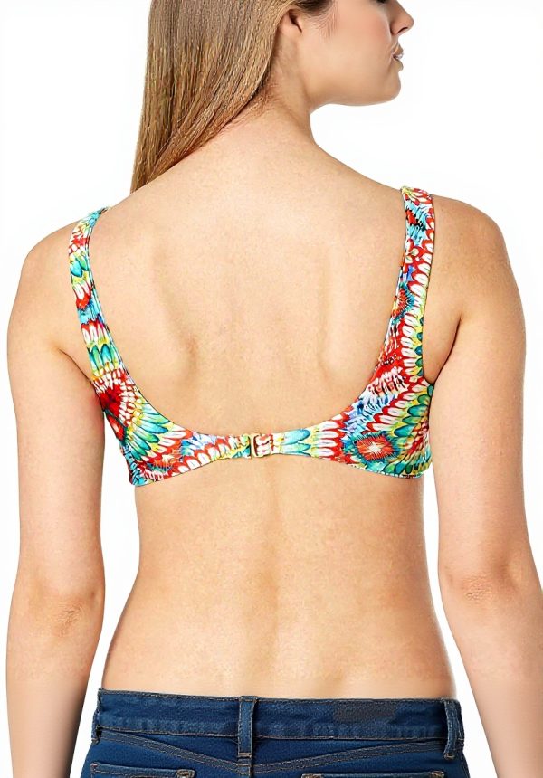 Maillot de bain brassière Luli Fama réversible multicolore